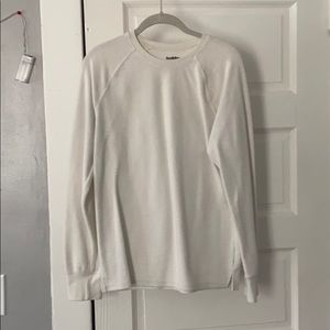 white winter sweater